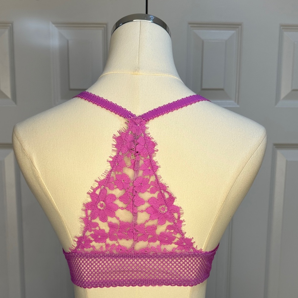 Victoria’s Secret Dream Angels Push-up Racer Back Front Closure Pink Bra 34B - Picture 7 of 15